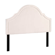 Load image into Gallery viewer, Artiss Bed Frame Bed Head Headboard Queen Velvet IRIS Beige