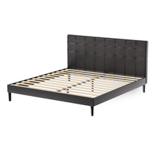 Load image into Gallery viewer, Artiss Bed Frame King Size LED Black RAVI