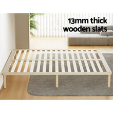 Load image into Gallery viewer, Bed Frame King Size Wooden Base Mattress Platform Timber Pine AMBA
