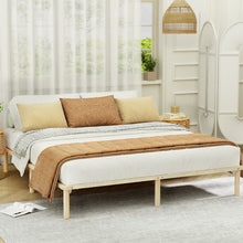 Load image into Gallery viewer, Bed Frame King Size Wooden Base Mattress Platform Timber Pine AMBA