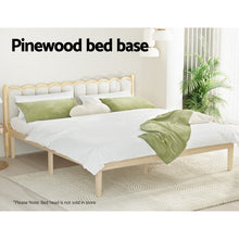 Load image into Gallery viewer, Bed Frame King Size Wooden Base Mattress Platform Timber Pine BRUNO