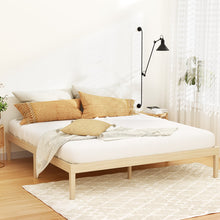Load image into Gallery viewer, Bed Frame King Size Wooden Base Mattress Platform Timber Pine BRUNO