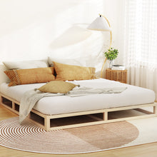 Load image into Gallery viewer, Bed Frame King Size Wooden Base Mattress Platform Timber Pine KALAM
