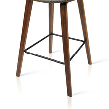 Load image into Gallery viewer, Artiss Set of 2 PU Leather Bar Stools - Walnut