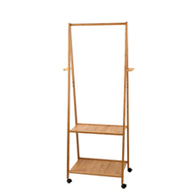 Load image into Gallery viewer, Artiss Bamboo Hanger Stand Wooden Clothes Rack Display Shelf