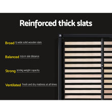 Load image into Gallery viewer, Artiss King Size Bed Frame Base Mattress Platform Fabric Wooden Charcoal PIER