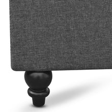 Load image into Gallery viewer, Artiss King Size Wooden Upholstered Bed Frame Headborad - Grey