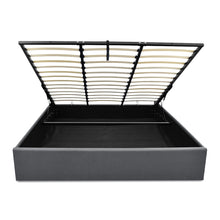 Load image into Gallery viewer, Artiss King Size Gas Lift Bed Frame Base With Storage Platform Fabric