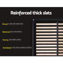 Load image into Gallery viewer, Artiss King Size Bed Frame Base Mattress With Storage Drawer Charcoal Fabric MILA