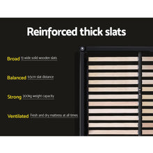 Load image into Gallery viewer, Artiss TIYO King Size Gas Lift Bed Frame Base With Storage Mattress Black Leather