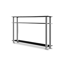 Load image into Gallery viewer, Artiss Entry Hall Console Table - Black &amp; Silver