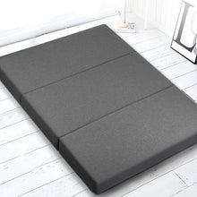 Load image into Gallery viewer, Giselle Bedding Double Size Folding Foam Mattress Portable Bed Mat Dark Grey