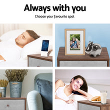 Load image into Gallery viewer, Artiss Bedside Table with Drawer - Grey & Walnut