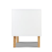 Load image into Gallery viewer, Artiss 2 Drawer Wooden Bedside Tables - White