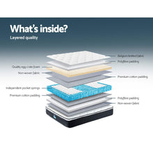 Load image into Gallery viewer, Giselle Bedding King Size Mattress Euro Top Bed Bonnell Spring Foam 21cm