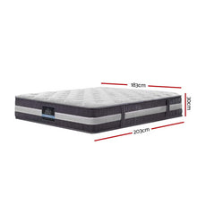 Load image into Gallery viewer, Giselle Bedding King Mattress Bed Size 7 Zone Pocket Spring Medium Firm Foam 30cm
