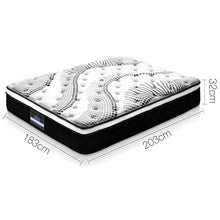 Load image into Gallery viewer, Giselle Bedding King Size Euro Spring Foam Mattress