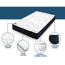 Load image into Gallery viewer, Giselle Bedding King Single Size Mattress Bed Medium Firm Foam Bonnell Spring 16cm