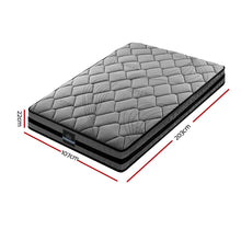 Load image into Gallery viewer, Giselle Bedding King Single Size Mattress Bed Medium Firm Foam Pocket Spring 22cm Grey