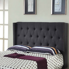 Load image into Gallery viewer, Milano Queen Size Charcoal Colour Headboard