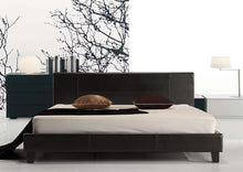 Load image into Gallery viewer, King PU Leather Bed Frame Black