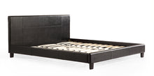 Load image into Gallery viewer, King PU Leather Bed Frame Black