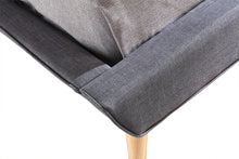 Load image into Gallery viewer, King Linen Fabric Deluxe Bed Frame Grey