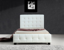 Load image into Gallery viewer, King Single PU Leather Deluxe Bed Frame White