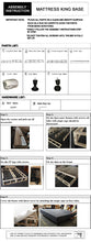 Load image into Gallery viewer, Mattress Base King Size Black