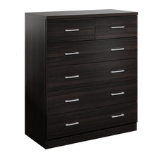 Load image into Gallery viewer, Artiss Tallboy 6 Drawers Storage Cabinet - Walnut