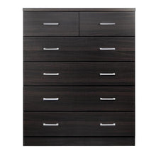 Load image into Gallery viewer, Artiss Tallboy 6 Drawers Storage Cabinet - Walnut