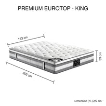 Load image into Gallery viewer, Premium Euro Top Pocket Spring Mattress