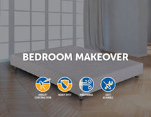 Load image into Gallery viewer, King Bed Ensemble Frame Base