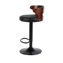 Load image into Gallery viewer, 2x Bar Stools Gas Lift Faux Leather Furniture Kings Warehouse 