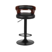 Load image into Gallery viewer, 2x Bar Stools Gas Lift Faux Leather Furniture Kings Warehouse 