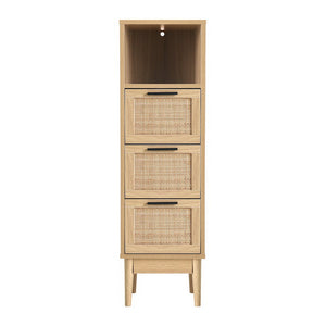 3 Chest of Drawers Rattan Furniture Cabinet Storage Side End Table Shelf living room Kings Warehouse 