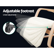 Load image into Gallery viewer, Artiss Rocking Armchair Footrest Nursing Beige Afton