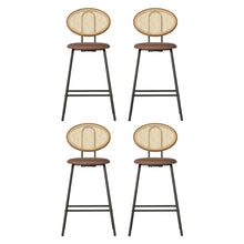 Load image into Gallery viewer, Artiss 4x Bar Stools PU Leather Stools Brown