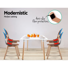 Load image into Gallery viewer, Artiss Dining Chairs Set of 4 Fabric Retro Replica DSW