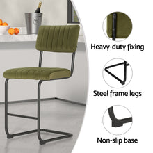 Load image into Gallery viewer, Artiss 4x Bar Stools Velvet Chairs Green