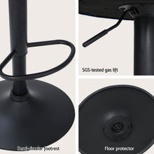 Load image into Gallery viewer, Artiss 4x Bar Stools Gas Lift Velvet Blue