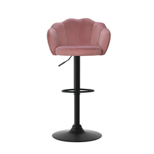 Load image into Gallery viewer, Artiss 4x Bar Stools Gas Lift Velvet Pink