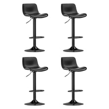 Load image into Gallery viewer, Artiss 4x Bar Stools Padded Seat Gas Lift Black