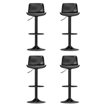Load image into Gallery viewer, Artiss 4x Bar Stools Padded Seat Gas Lift Black