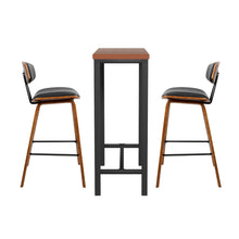 Load image into Gallery viewer, Artiss Bar Table and Stools Set Dining Desk Kitchen Chairs Cafe Pub