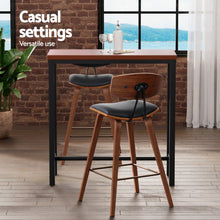 Load image into Gallery viewer, Artiss Bar Table and Stools Set Dining Desk Kitchen Chairs Cafe Pub