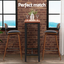 Load image into Gallery viewer, Artiss Bar Table and Stools Set Dining Desk Kitchen Chairs Cafe Pub