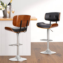 Load image into Gallery viewer, Artiss 4x Bar Stools Gas Lift Leather Black