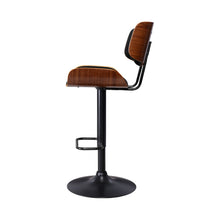 Load image into Gallery viewer, 2x Bar Stools Gas Lift Leather All Black