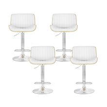 Load image into Gallery viewer, Artiss 4x Bar Stools Adjustable Leather Chairs